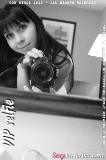 Standing in front of a mirror with a camera and I see you, you see me.