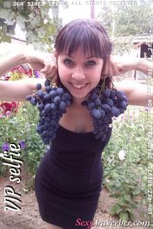 This year I have a very good harvest of juicy grapes from my garden. I 
think these would make great ear rings.